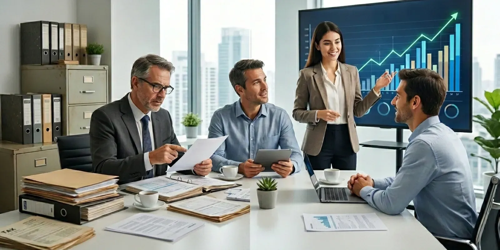 Comparação entre contabilidade tradicional e contabilidade consultiva