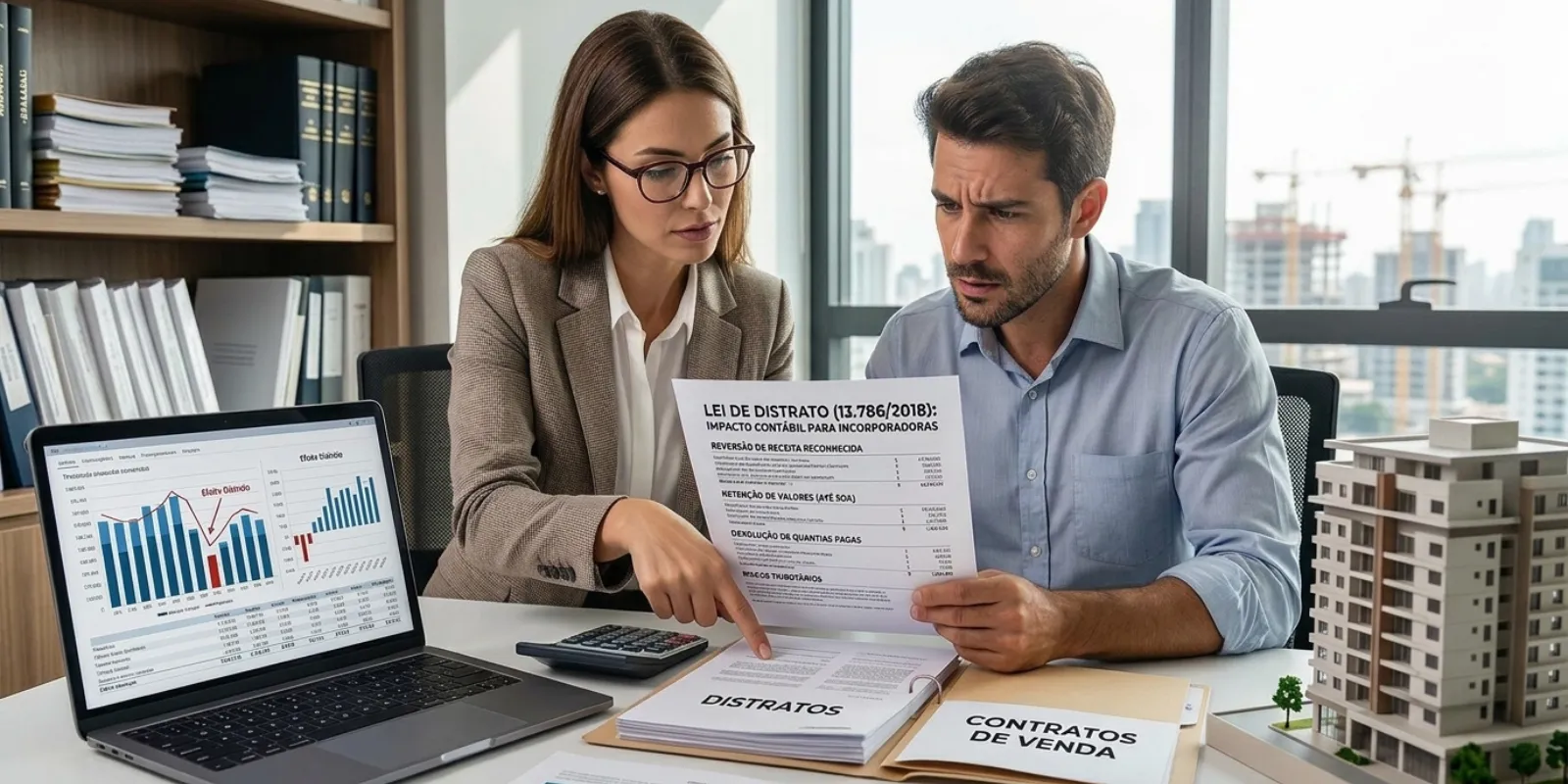 Lei do Distrato (13.786/2018): impacto contábil na incorporadora