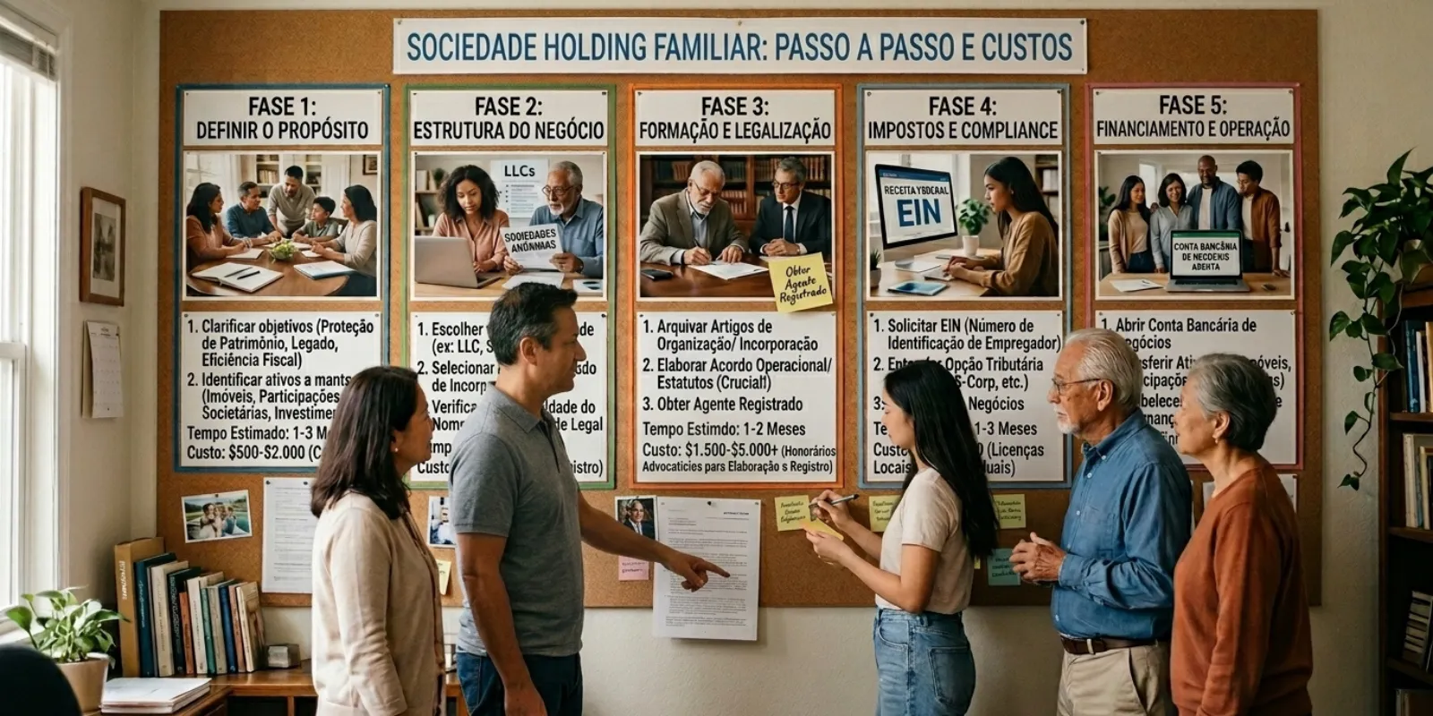 Como abrir uma holding familiar: passo a passo e custos