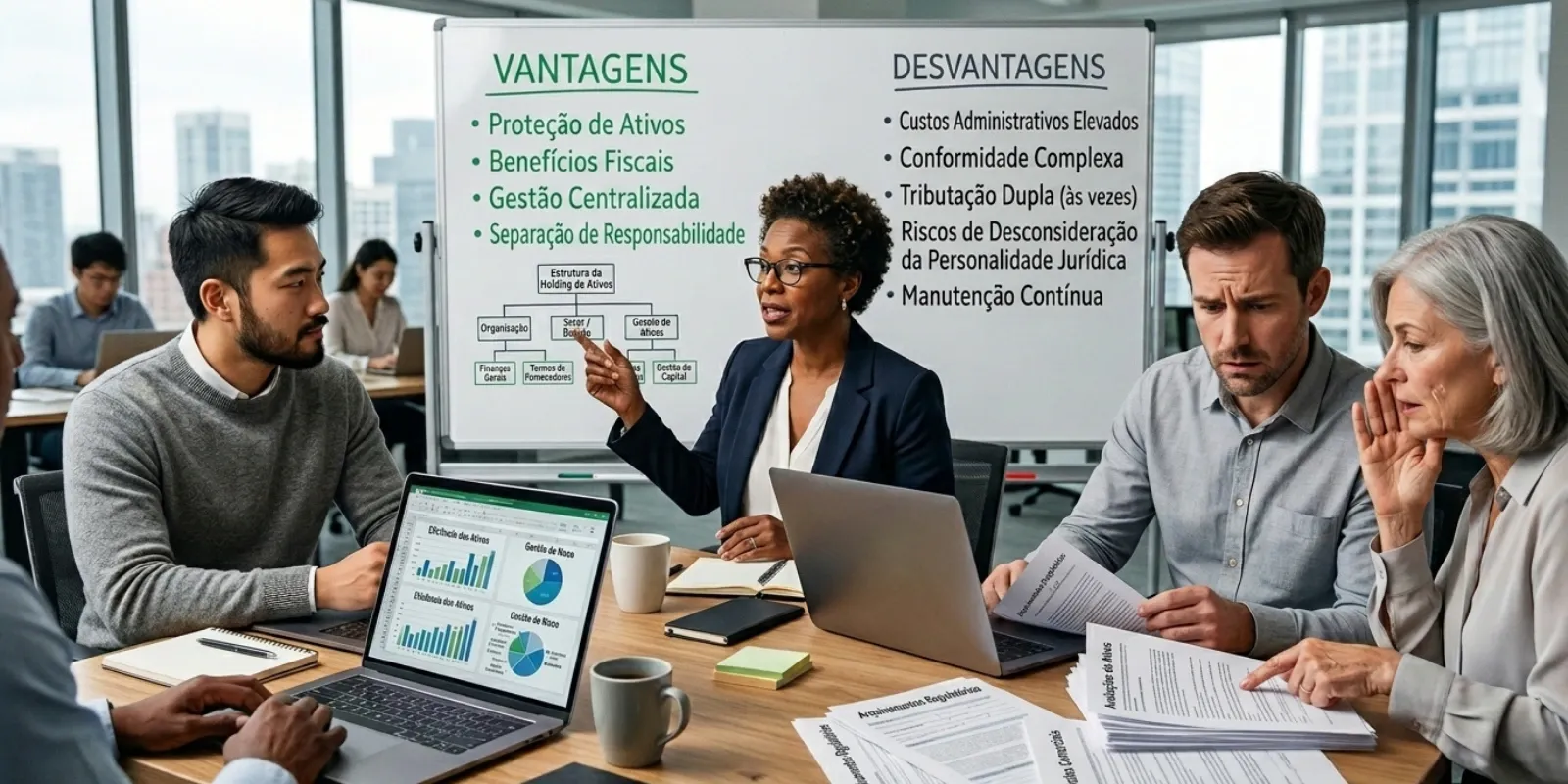 Holding patrimonial: vantagens reais e desvantagens silenciadas