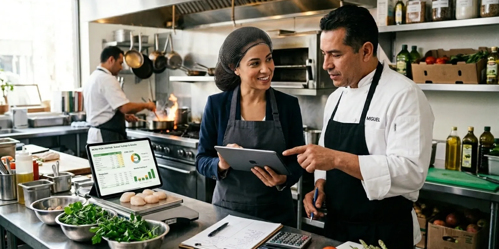 Dono de restaurante calculando o CMV e controlando o estoque